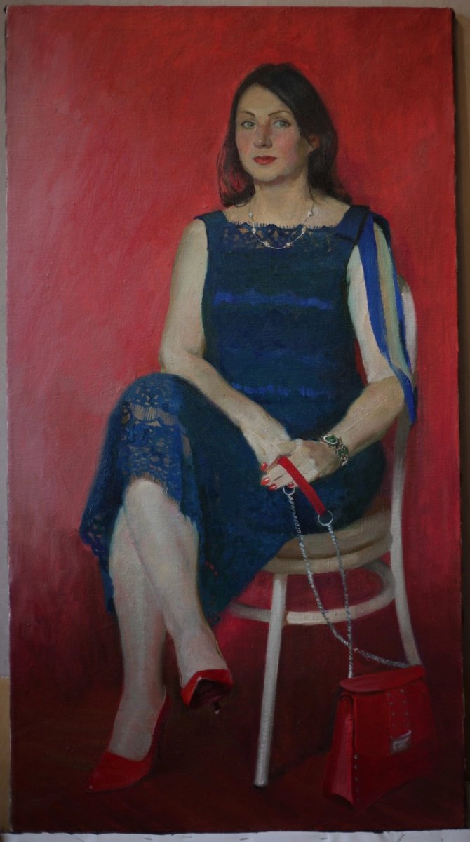 From sketch to painting on canvas 
#nftarti̇st #artist
