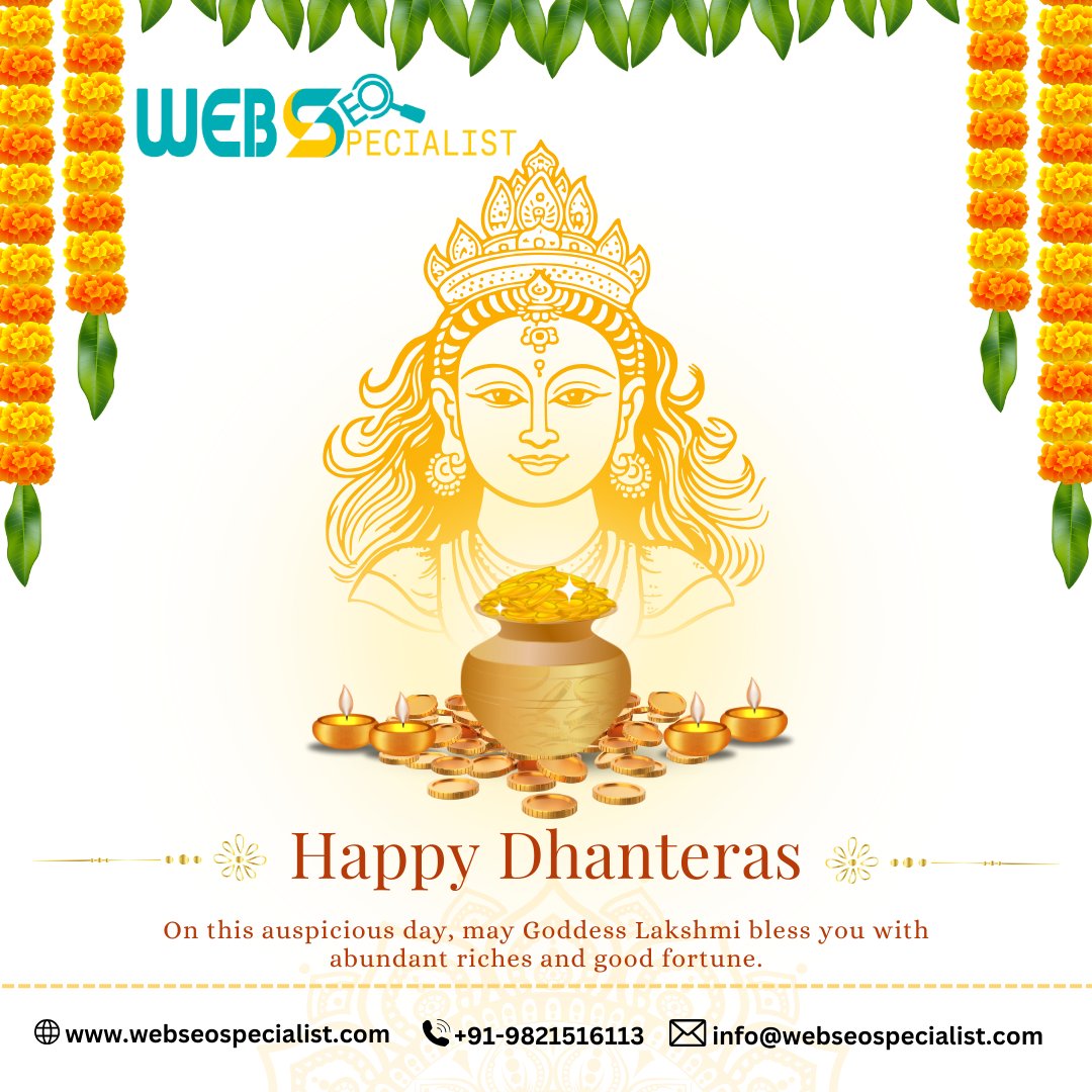 webseospecialis's tweet image. 💰 Happy Dhanteras 2024 from Web SEO Specialist!

This Dhanteras, let’s invest in digital growth that sparkles with success! 🌟 May your path ahead be filled with prosperity and online achievements.

#HappyDhanteras #DigitalGrowth #WebSEOSpecialist #ProsperityInSEO #seo #digital