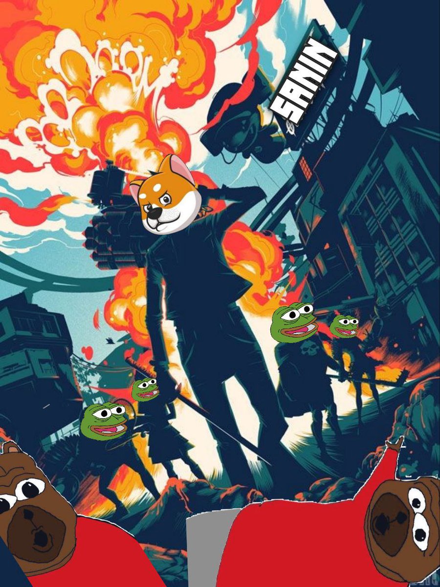 GM!

Day 7 of Meme archives! Seem some BEAR slayers woke up in the night and chose GREEN! 

Time for good dogs, frogs and other good memecoins to full send, right? 

Sanin Inu gang ain't EVER LEAVING!  #FOMO #SOON

#OGCommunity #SANININU #SHIBKILLER