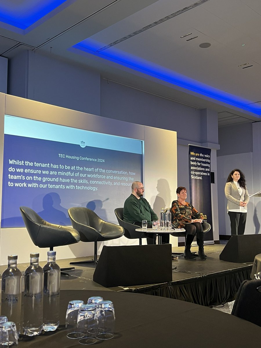 PamDimbers's tweet photo. Invest and train the workforce is a key message from Jean Gray, CEO, Viewpoint Housing @sfha_hq #sfhaevents. Visit @nes_dew exhibition stand and our afternoon session to hear about resources and opportunities to upskill the housing workforce @lowe_hilary https://t.co/gu6Vzwngo0