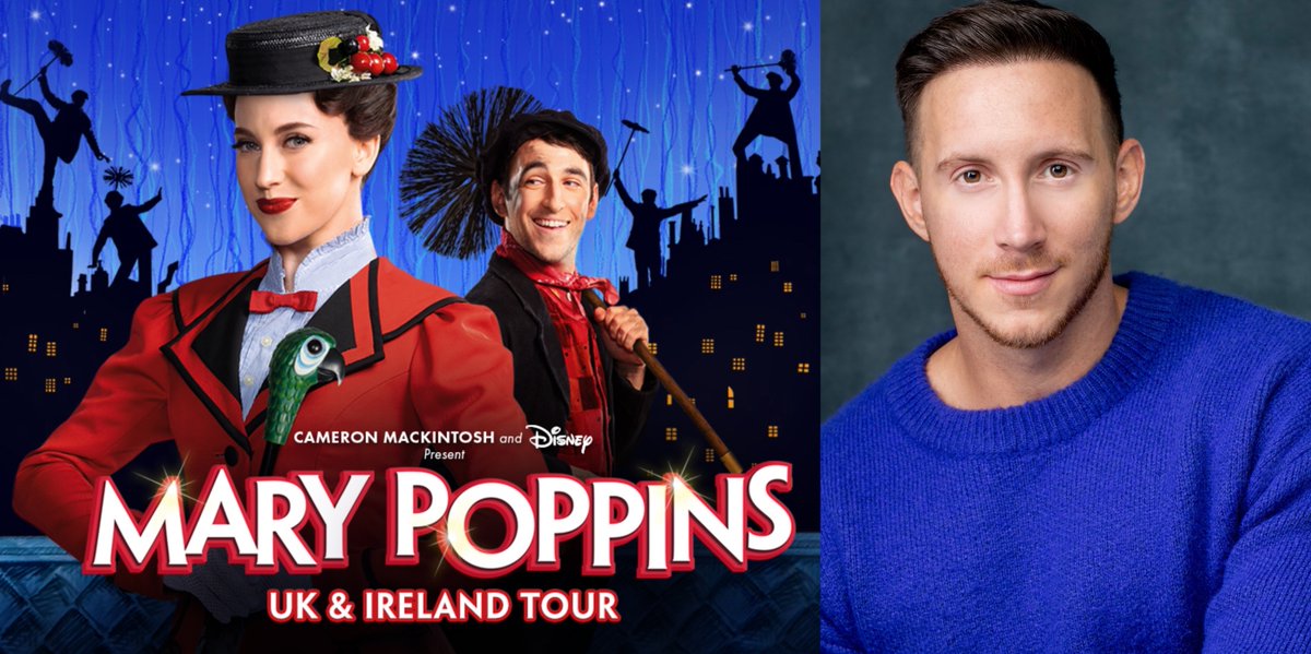 BelfieldWard's tweet photo. Performances begin today  at @BristolHipp  for @MaryPoppins UK &amp; Ireland tour. Best wishes to @Rhys_Batten (Ensemble)! @CamMackLtd ☂️ https://t.co/x6rlK5S3S2