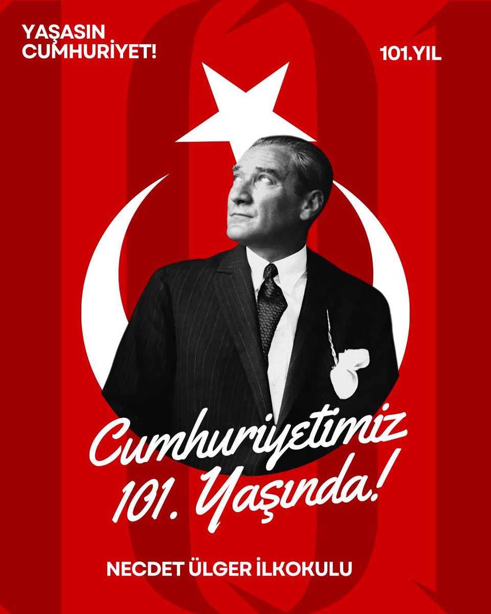 Cumhuriyetimizin 101. yılı kutlu olsun🇹🇷
