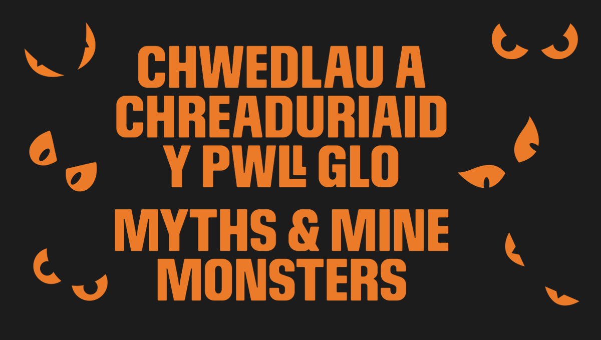 BigPitMuseum's tweet image. 📢DIGWYDDIAD NEWYDD

👹Gwyliau Hanner Tymor - Chwedlau a Chreaduriaid y Pwll Glo

📅30 Hydref

🎟️£6.50 y plentyn, RHAID ARCHEBU YMLAEN LLAW, yn addas i 3+ oed

📢Archebwch NAWR!

ℹ️ 👇
bit.ly/45CG2SA

#HannerTymor #CalanGaeaf #Chwedlau #Creaduriaid #Glo #AmserStory