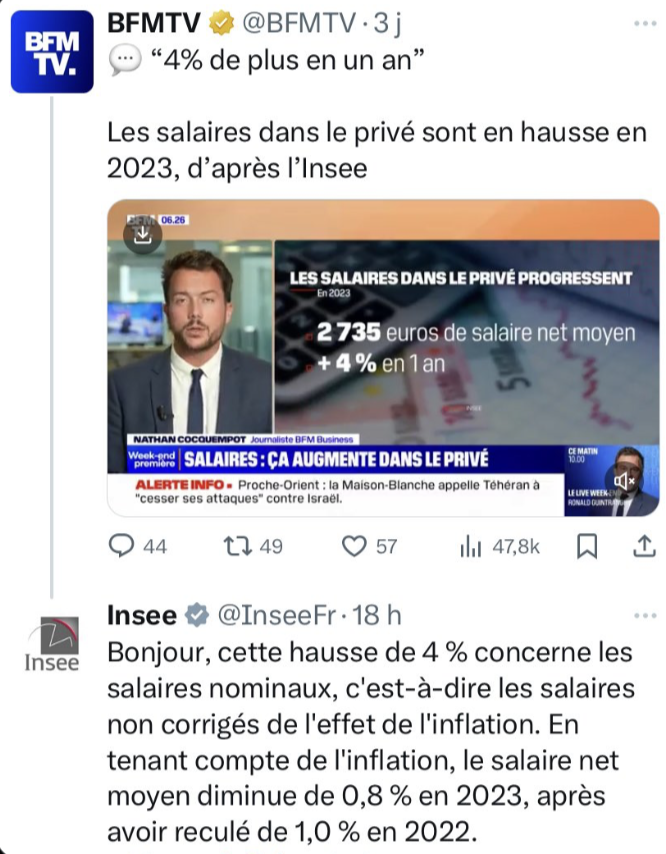 alma_dufour's tweet photo. Oh rien, juste BFM qui continue d'essayer d'embrouiller les gens sur le bilan de Macron https://t.co/wcujYAmdrH