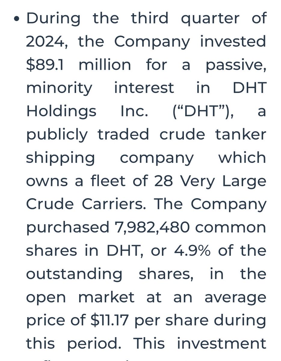 $STNG bombshell $DHT