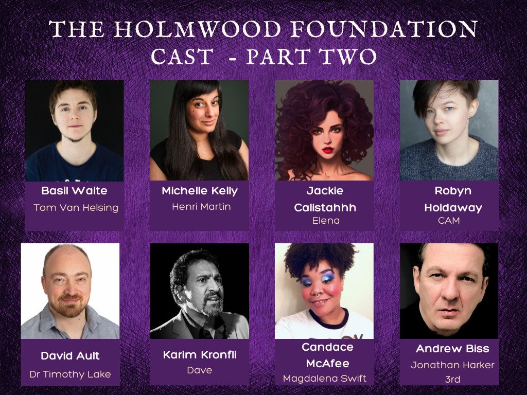 Announcing our wonderful supporting cast, hopefully to appear in Season One if we reach our Kickstarter goal!