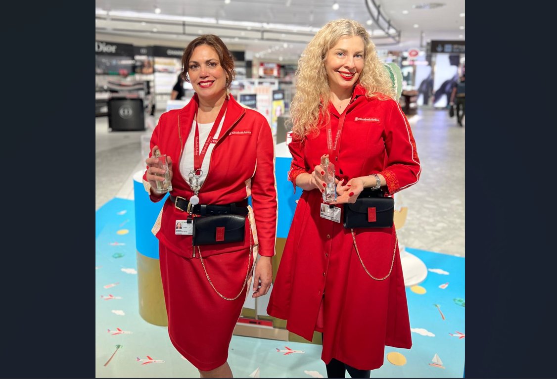 Elizabeth Arden partners with Cristina Rodríguez to create new beauty advisor uniforms dfnionline.com/brand-news/cos…