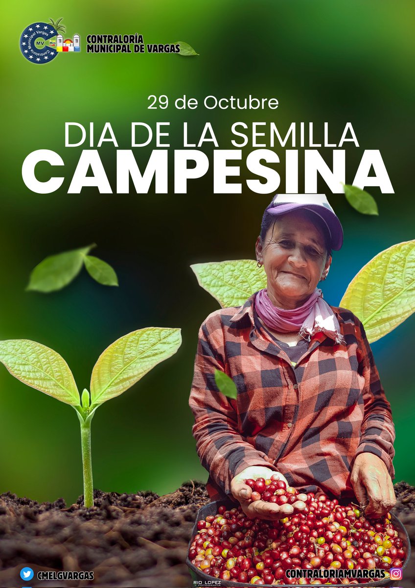 #EFEMÉRIDES//#29Octubre Día Nacional de la Semilla Campesina, una tradición que promueve el rescate de la biodiversidad ancestral de las semillas autóctonas a fin de fortalecer la soberanía agroalimentaria.