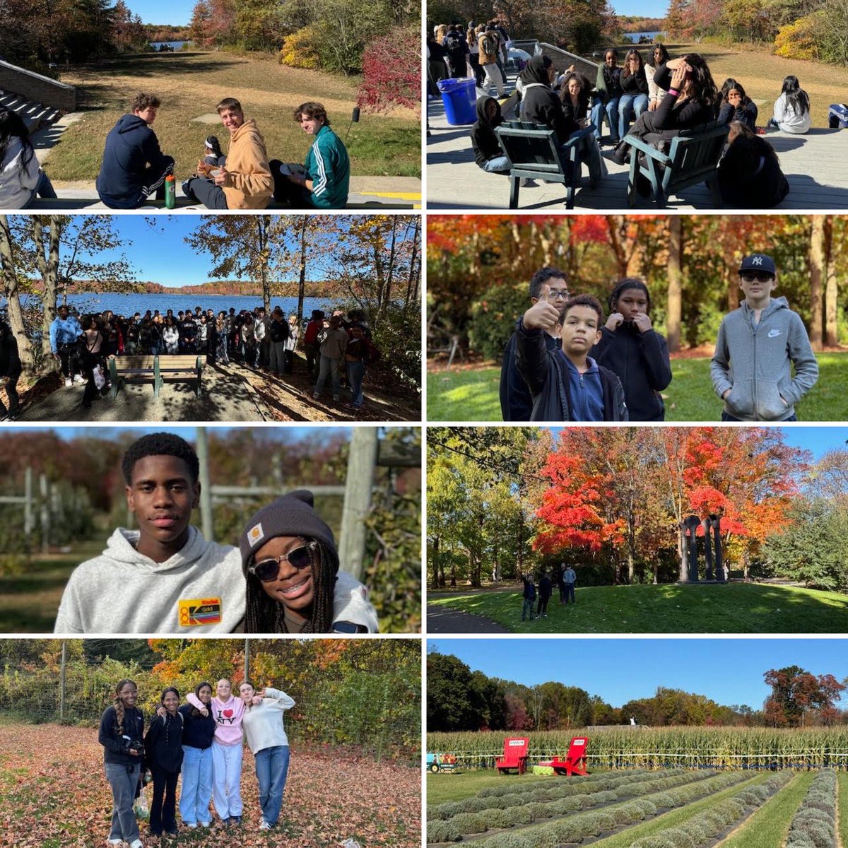 It was so great spending time with students and staff on a beautiful fall foliage overnight trip. 😀🍂🍁🎃