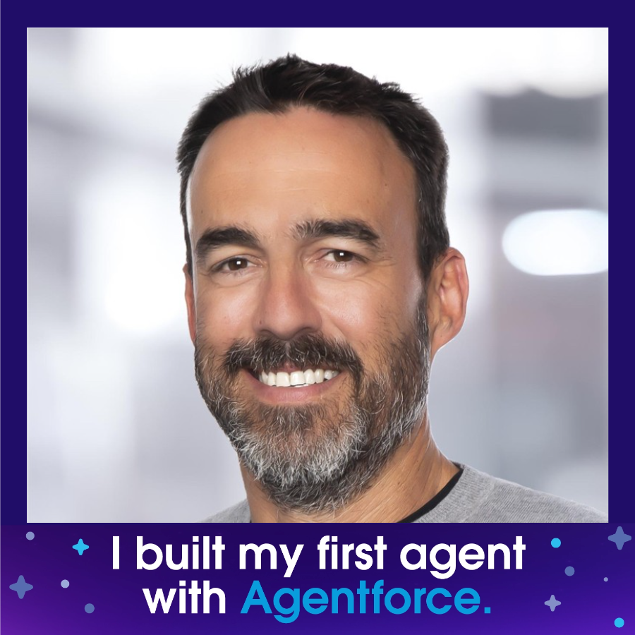 I built my first agent with Agentforce 🎉
Complete the <a href="/salesforce/">Salesforce</a> #BuiltWithAgentforce Quest to build yours today and celebrate your new skills with a custom photo. 🤖
Start learning: sforce.co/agentforcequest
#SFgiveaway