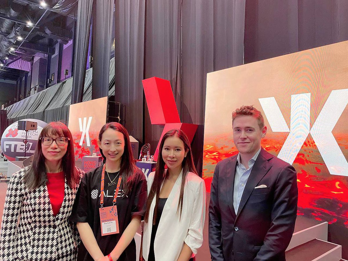 ALEXLabBTC's tweet photo. ALEXGO's co-founder @rachel_alexgo wrapped up an insightful panel on DeFi at #HKFintechWeek2024 on "Unlock the DeFi Potential" with @sunny_maas @sylviatoeth and Kean Gilbert from @LidoFinance. ALEXGO keeps driving DeFi innovation on the global stage!