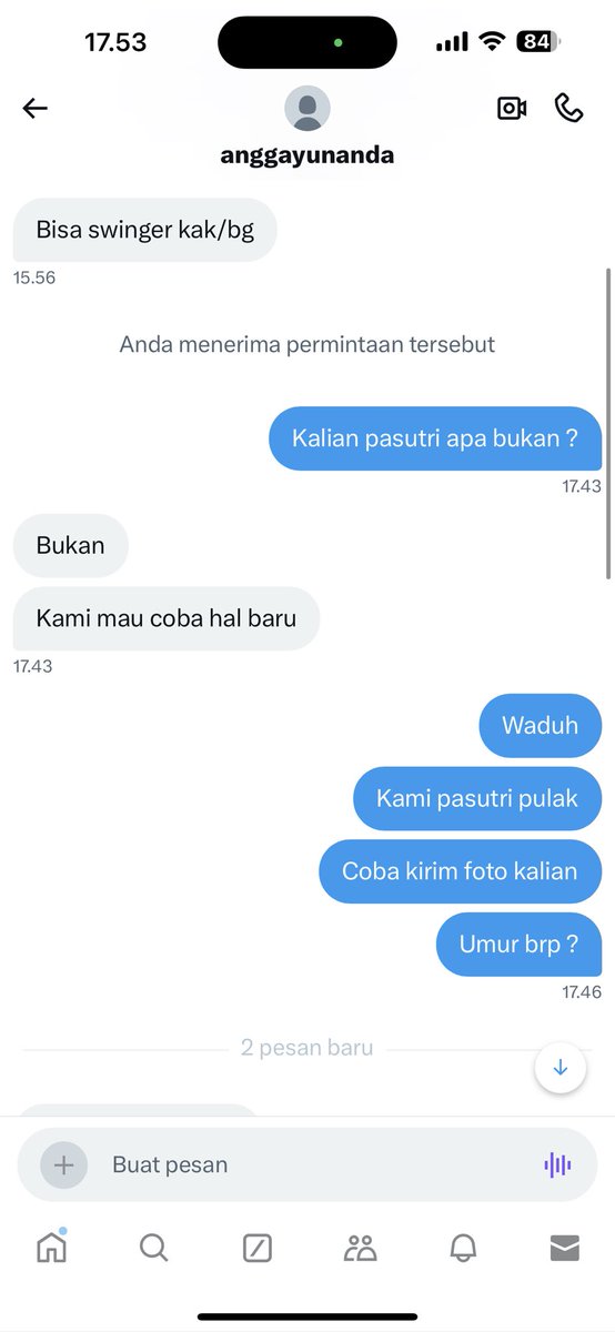 Indah260292's tweet photo. Wkwkwkwk gini la manusia yg gk beres yg nafsu nya tidak tersalur kan ato gk laku gk ngerti la , mau melonte gk ada duit ya kan , sok2an nyari pasutri biar bs gratisan 
Kau fikir nya mudah x mongkeng pasutri 
Klen tandai aja ya wee manusia otak dungu gini la @anggayunanda130 😅😅 https://t.co/Fd1T9Nic7u