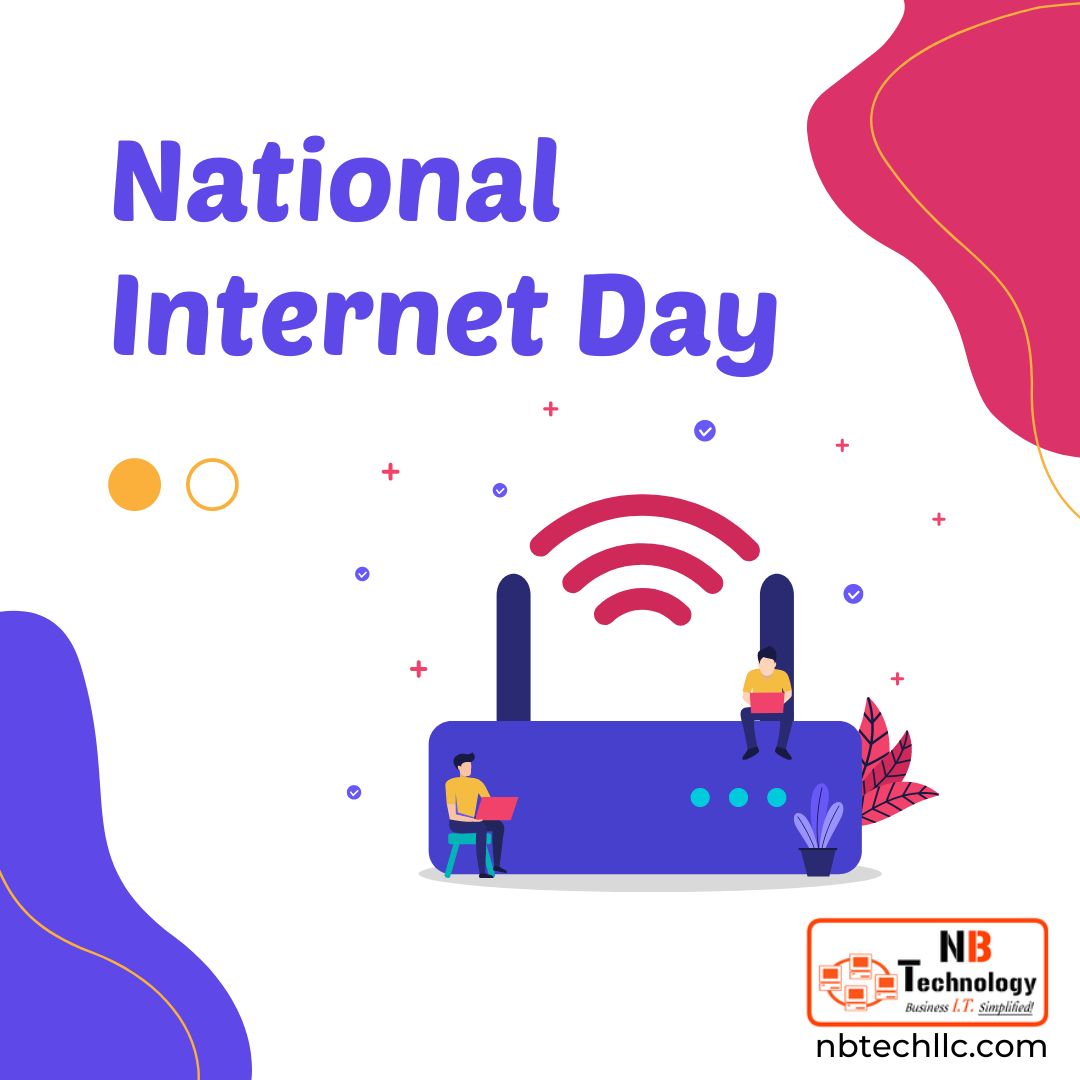 NBTechnology's tweet image. It’s National Internet Day! Find out more about the history &amp;amp; future of the internet zurl.co/Xdx4 

#NationalInternetDay #NetNeutrality #DataPrivacy #charlottebusiness #clt #queencity #charlotte #charlottenc #gastonia #belmont