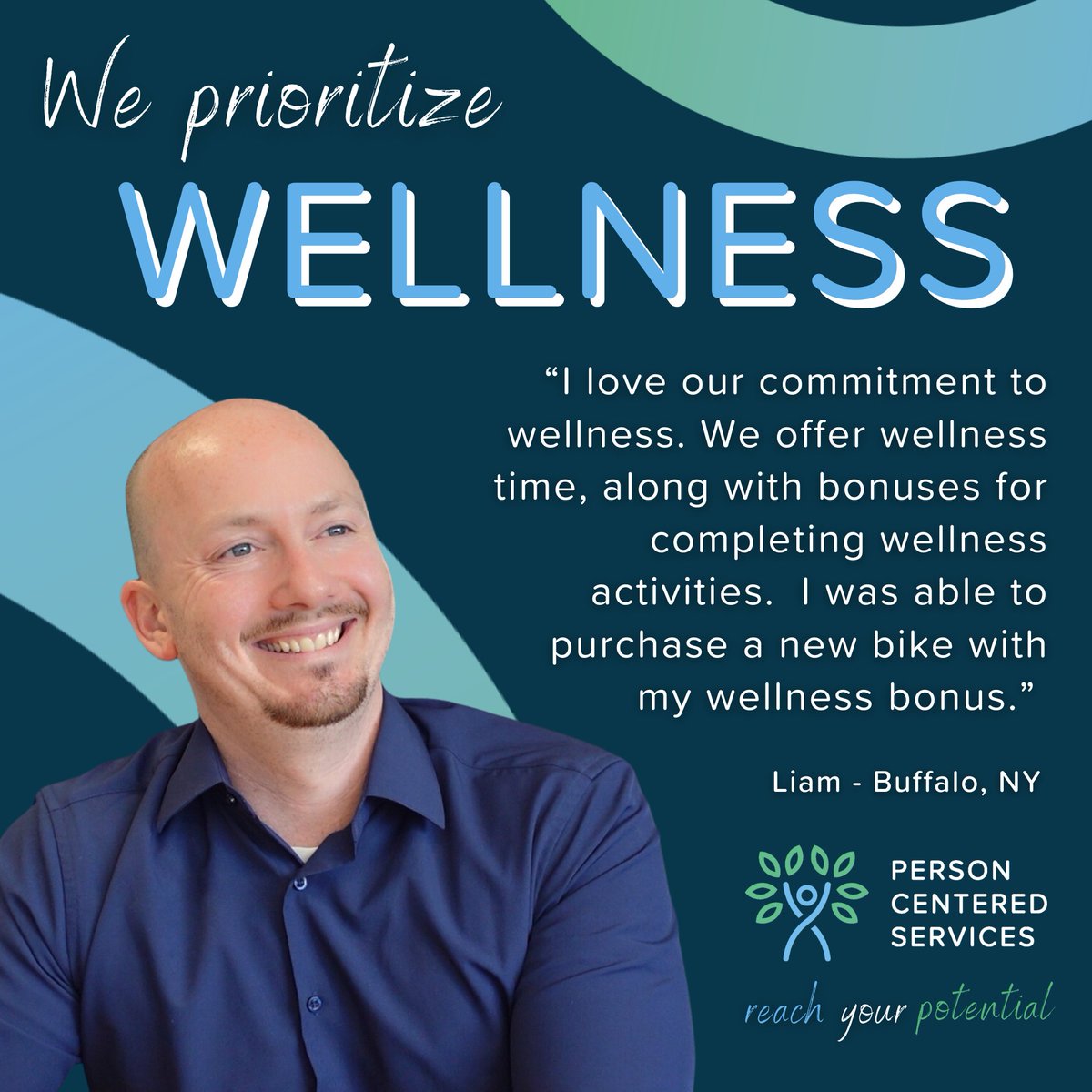 prsncenteredsvc's tweet image. Need a new bike? Complete free, and simple wellness activities, and receive a wellness bonus each year to use how you need!

Learn more about all our benefits at personcenteredservices.com/careers!

#wellnessprogram #corporatewellness #healthandwellness #workplacewellness #applynow