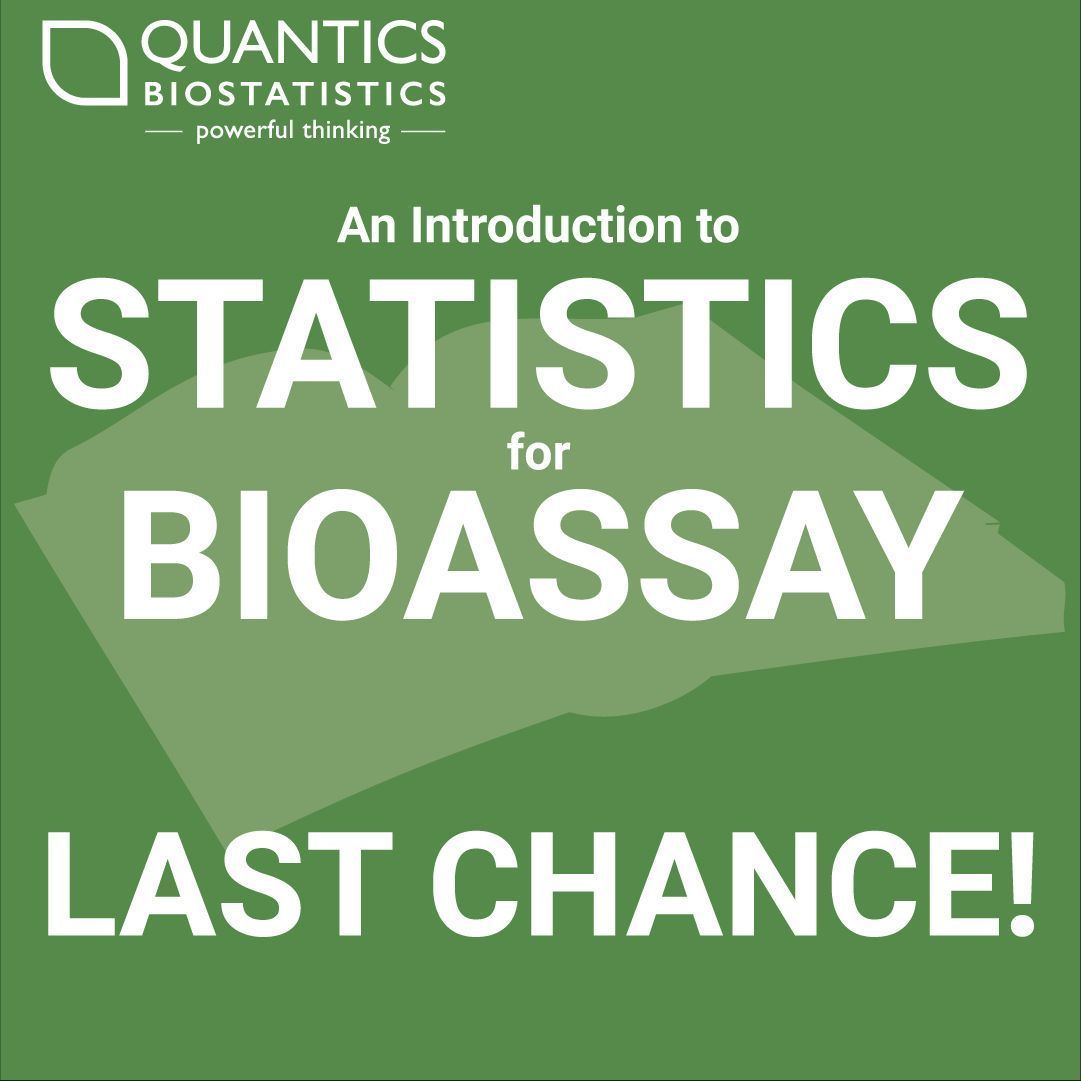 LAST CHANCE TO REGISTER! 
Don't miss out on your chance to attend our open bioassay training course: buff.ly/45o4BlW 
November 5th-6th 2024
#bioassay #biostatistics #drugdevelopment #training #course