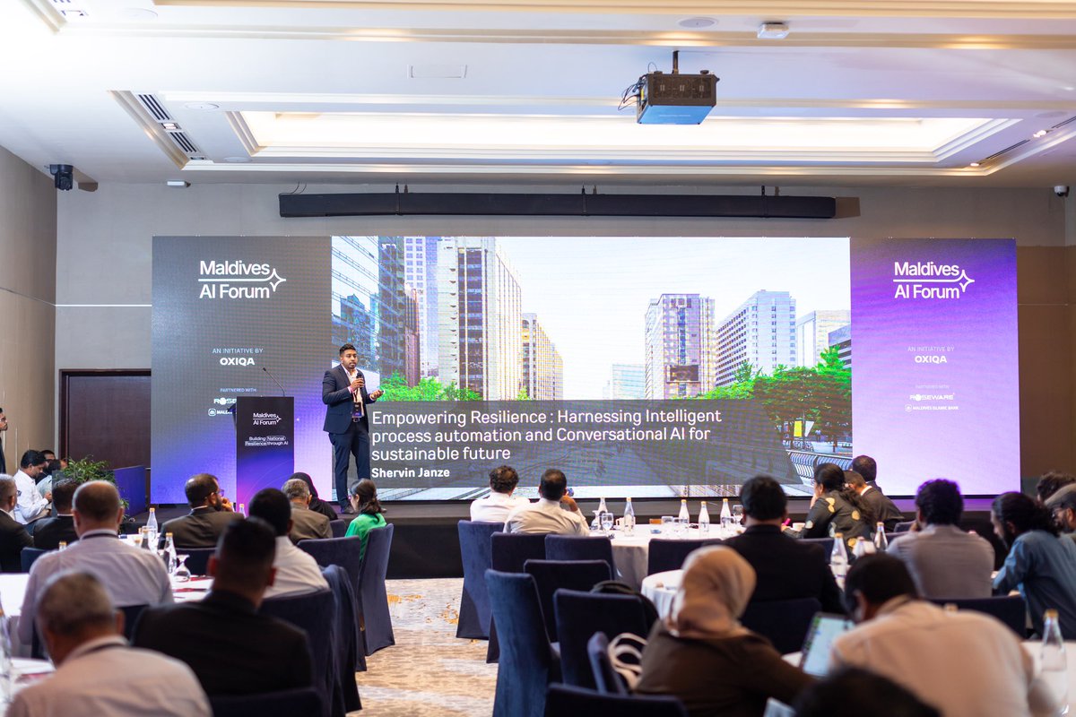 Maldives AI Forum tweet media