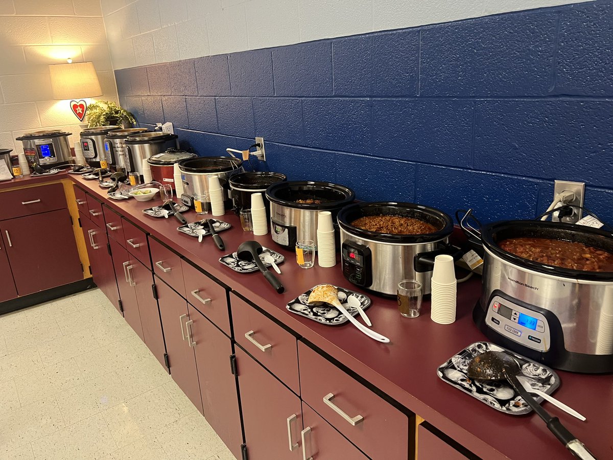 Thanks to our fabulous PTO for the delicious chili last week!