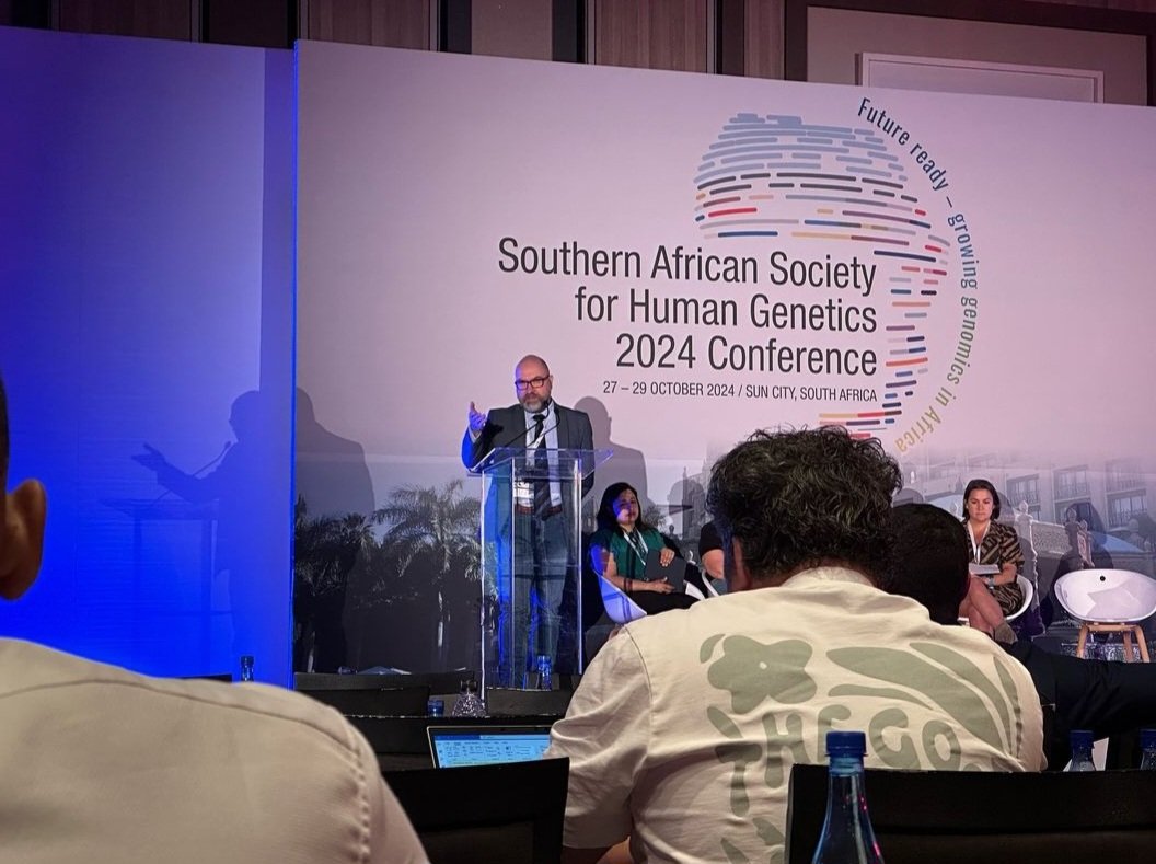 SAHumanGenetics's tweet image. Our final session, &quot;Scaling up Genomics in Africa&quot; ended with a bang and fantastic discussion among our speakers:
1. Rizwana Mia
2. ⁠Dr Tim Newman
3. ⁠Shaun Aron
4. ⁠Dr Ciara Staunton &amp;amp; Donrich Thaldar

# SASHG #SASHG2024Conference #SUNCITY