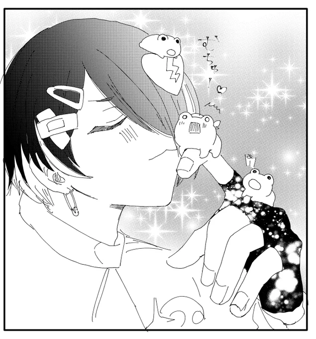 @namako_0o 順番に並ぶでござるよ〜!!!!!💋🐸🐸🐸 