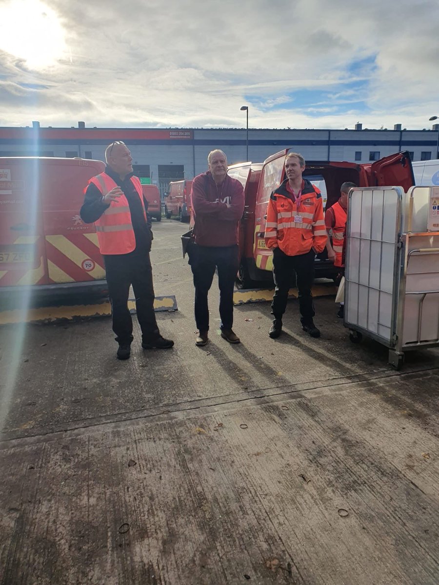 Re- Connect gate meeting at Oxford East Delivery Office. Sad to hear local Rep Ed Mundy is leaving the business. 
Thanks for all your efforts over the years . 👍