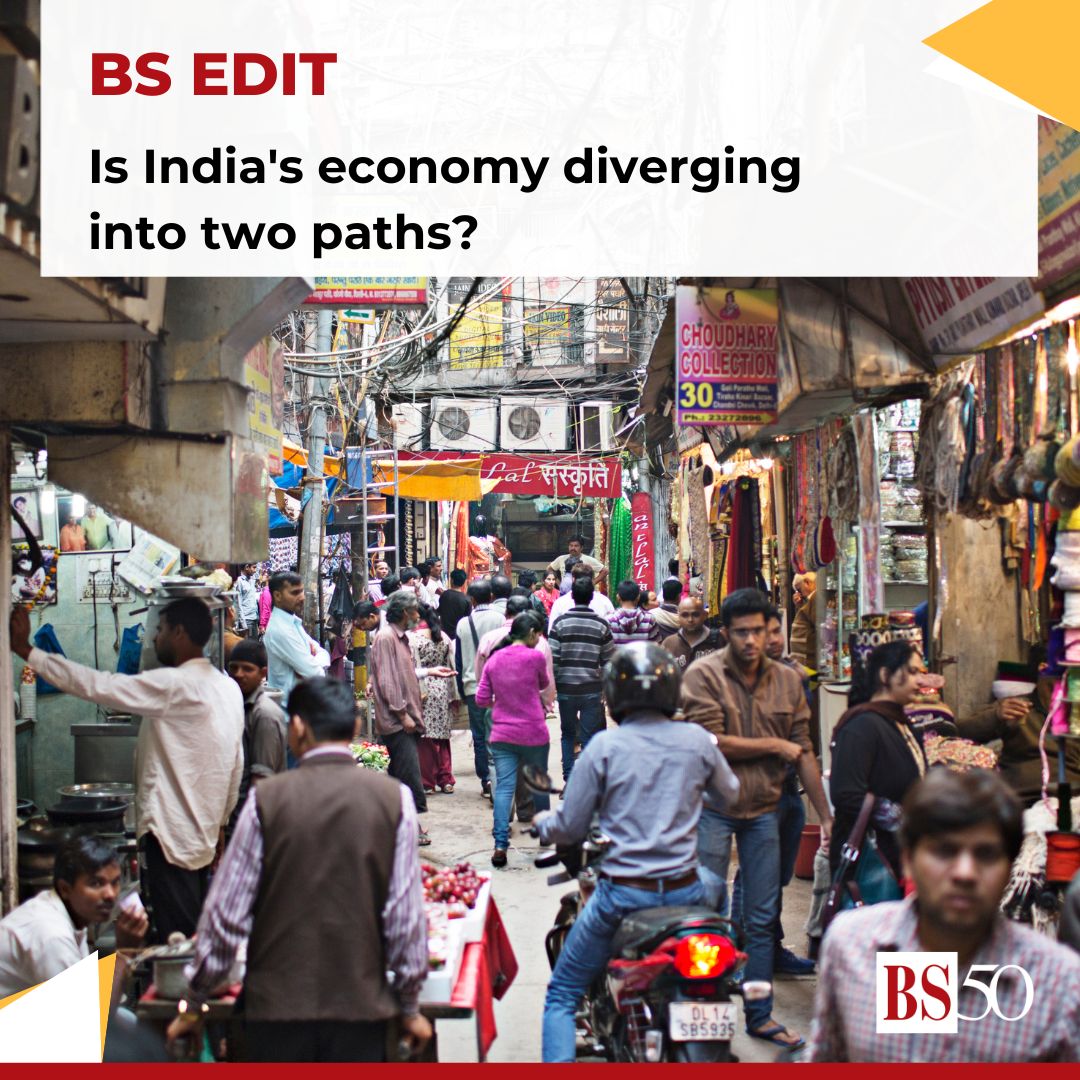 bsindia's tweet photo. #BSEdit | Consumption prospects of different classes likely to be diverging
Read here: https://t.co/VmxOOXQv13
#consuption #economy https://t.co/eDtdjCWjhD