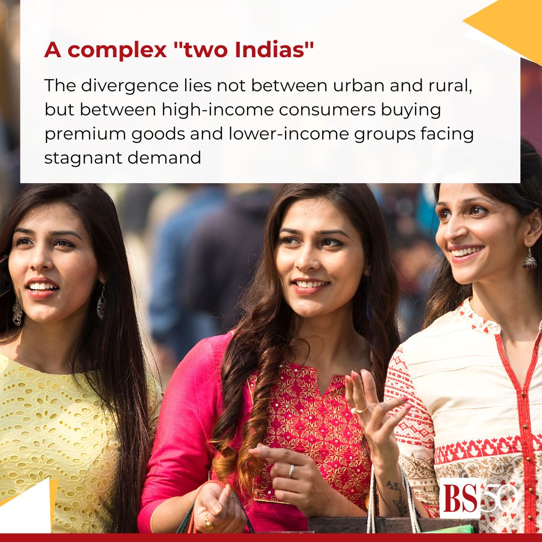 bsindia's tweet photo. #BSEdit | Consumption prospects of different classes likely to be diverging
Read here: https://t.co/VmxOOXQv13
#consuption #economy https://t.co/eDtdjCWjhD