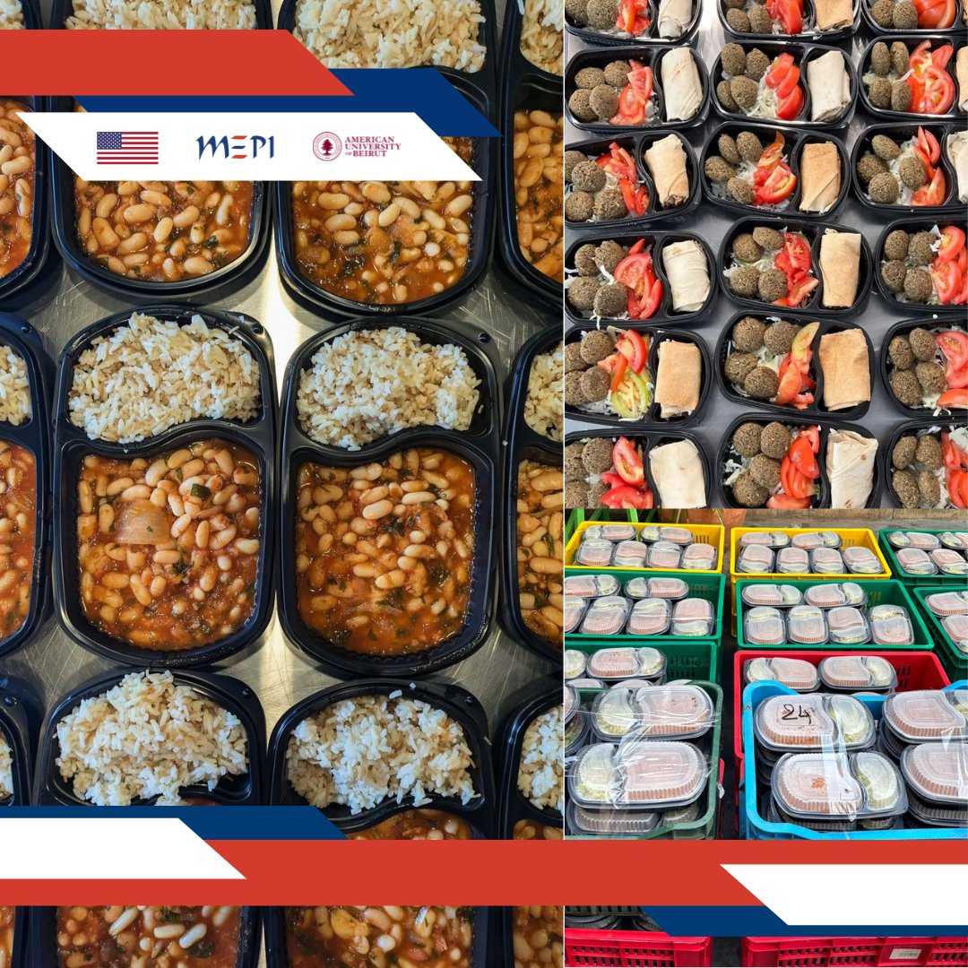 aub_mepi's tweet photo. Melissa, the Assistant Director of MEPI-TLU, has been volunteering with @NationStation_ since September 23rd. With the help of Melissa, AUB MEPI TLU students and alumni volunteers, the organization is preparing and distributing around 3500 meals per day to displaced people. #mepi https://t.co/YgMu7KTXlY