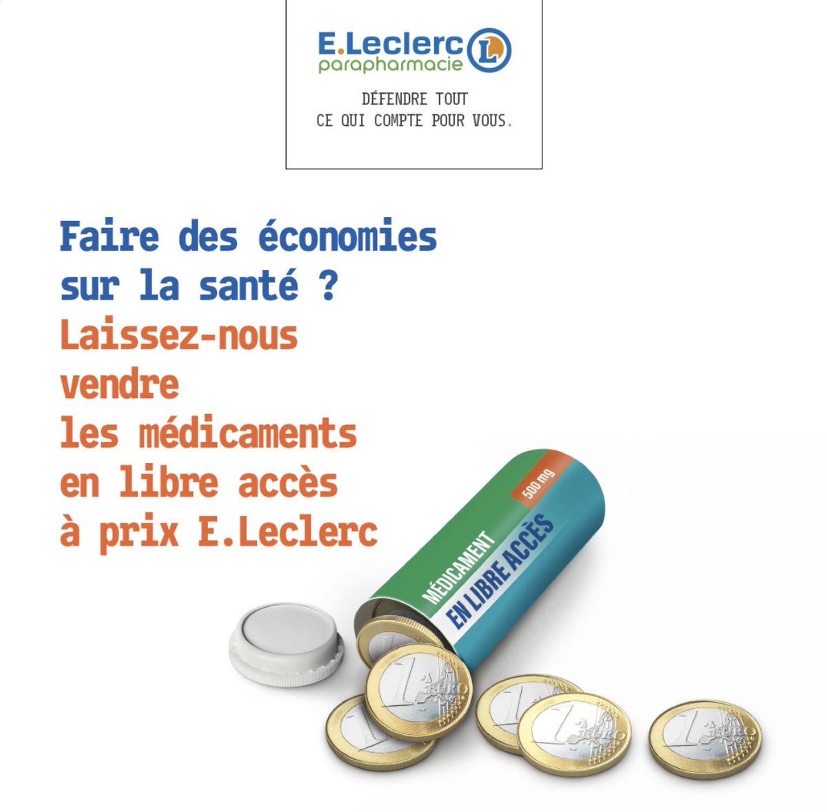 Toc Toc <a href="/Leclerc/">E.Leclerc</a>,

Avant de vous improviser #pharmacien, ça vous dirait de faire 6ans d'étude pour répondre à chaque spécificité de chaque #patient ?

Vous ne défendez personne, hormis votre propre intérêt

Primo, qu'est ce qu'un #médicament et en quoi ça pose problème ? ⤵️

1/24