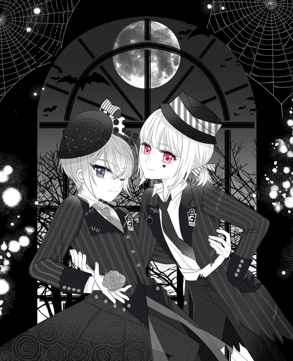 RiddleKoibito's tweet photo. Welcome To Halloween Night 🎃💀

ⓒ눈사람님 https://t.co/8zSD10Zqt2