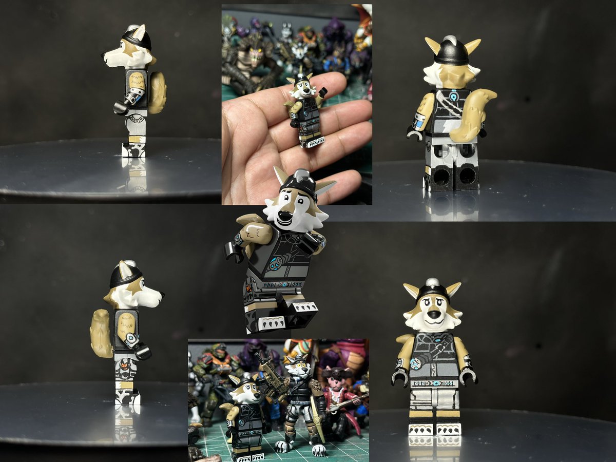 adancastro529's tweet photo. LEGO Fortnite 
Wendell and Walnut minifigures
Hand painted  
#fortinte #fanart https://t.co/VJtzZKxiBL