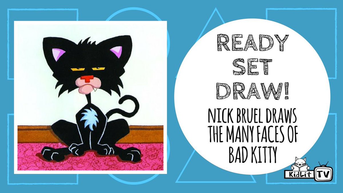 KidLitTV_NYC's tweet image. It’s #NationalCatDay! If you haven’t noticed from our logo, we are partial to #cats here at @KidLitTV_NYC — especially cheeky ones like @nickbruel’s BAD KITTY! 😺
Watch #ReadySetDraw and learn to draw #badkitty  here: buff.ly/2MWwVFp 
#kidlit @panmacmillan @MacKidsBooks
