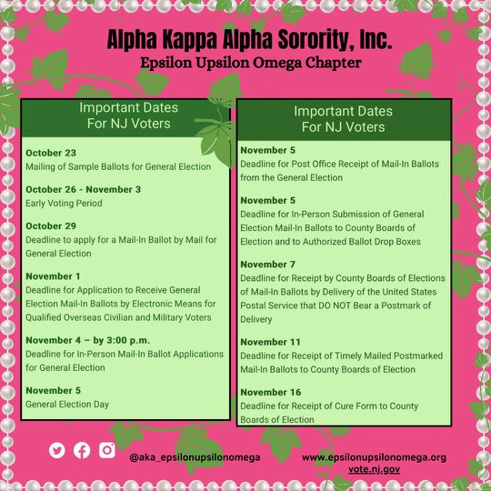 EUO_AKA's tweet photo. GA. Monday’s post 

Get your daily piece of the P.I.E!
PARTICIPATE - INNOVATE - EDUCATE
from the First &amp; Finest ladies of Alpha Kappa Alpha Sorority, Inc. Epsilon Upsilon Omega Chapter

#EpsilonUpsilonOmegaPIE https://t.co/7PnXiJc4lP