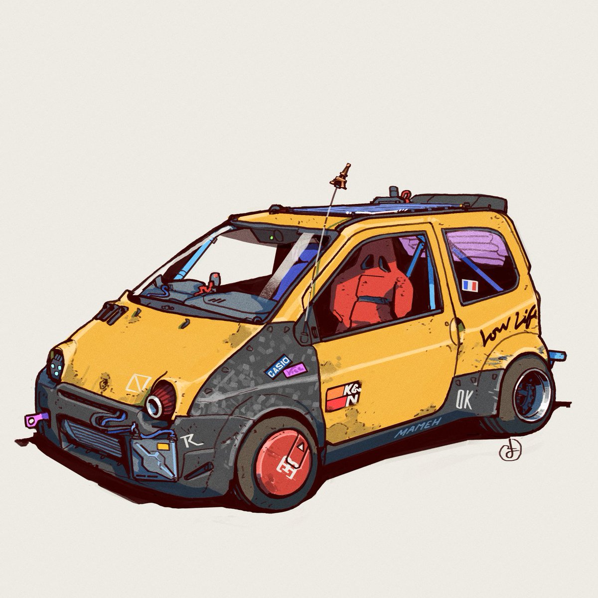 Renault Twingo 🇫🇷

#automotive #tuning #cyberpunk #retro