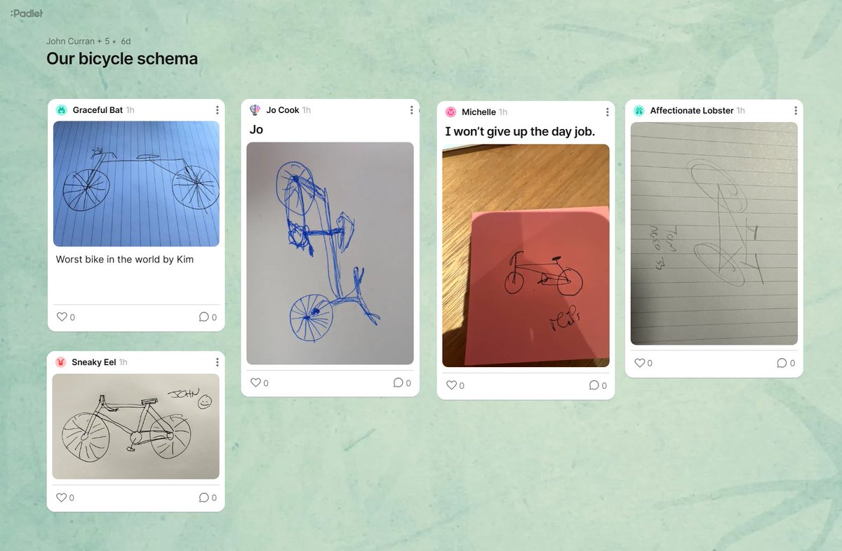 designedlearnin (@designedlearnin) on Twitter photo I asked people to test their bicycle schemas in my IDTX session. Here are their results! #IDTX24 #instructionaldesign <a href="/IDT_TM/">Instructional Design Tips</a> <a href="/LightbulbJo/">Jo Cook</a> <a href="/MiPS1608/">Michelle Parry-Slater #TheLnDHandbook</a> I asked people to test their bicycle schemas in my IDTX session. Here are their results! #IDTX24 #instructionaldesign <a href="/IDT_TM/">Instructional Design Tips</a> <a href="/LightbulbJo/">Jo Cook</a> <a href="/MiPS1608/">Michelle Parry-Slater #TheLnDHandbook</a>