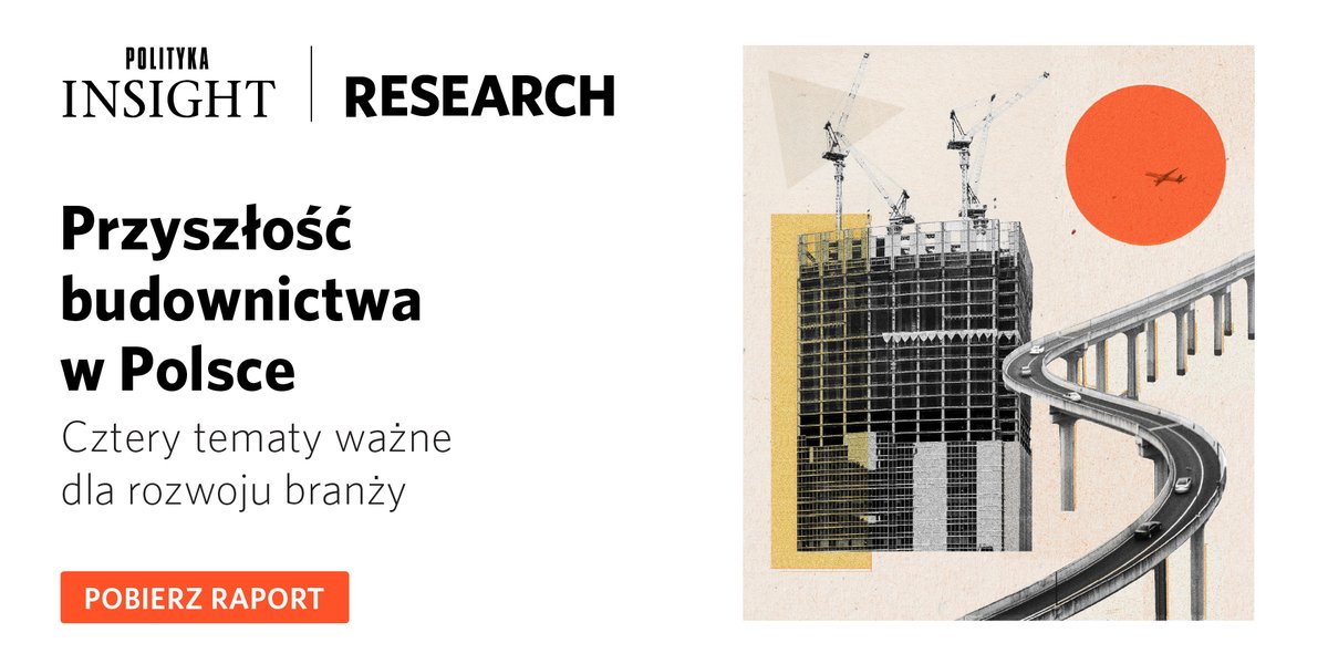 Publikujemy raport "Przyszłość budownictwa w Polsce. Cztery tematy ważne dla rozwoju branży", w którym analizujemy sytuację ekonomiczną, planistyczną i prawną branży budowlanej. Pobierz raport: politykainsight.pl/bibliotekarapo…