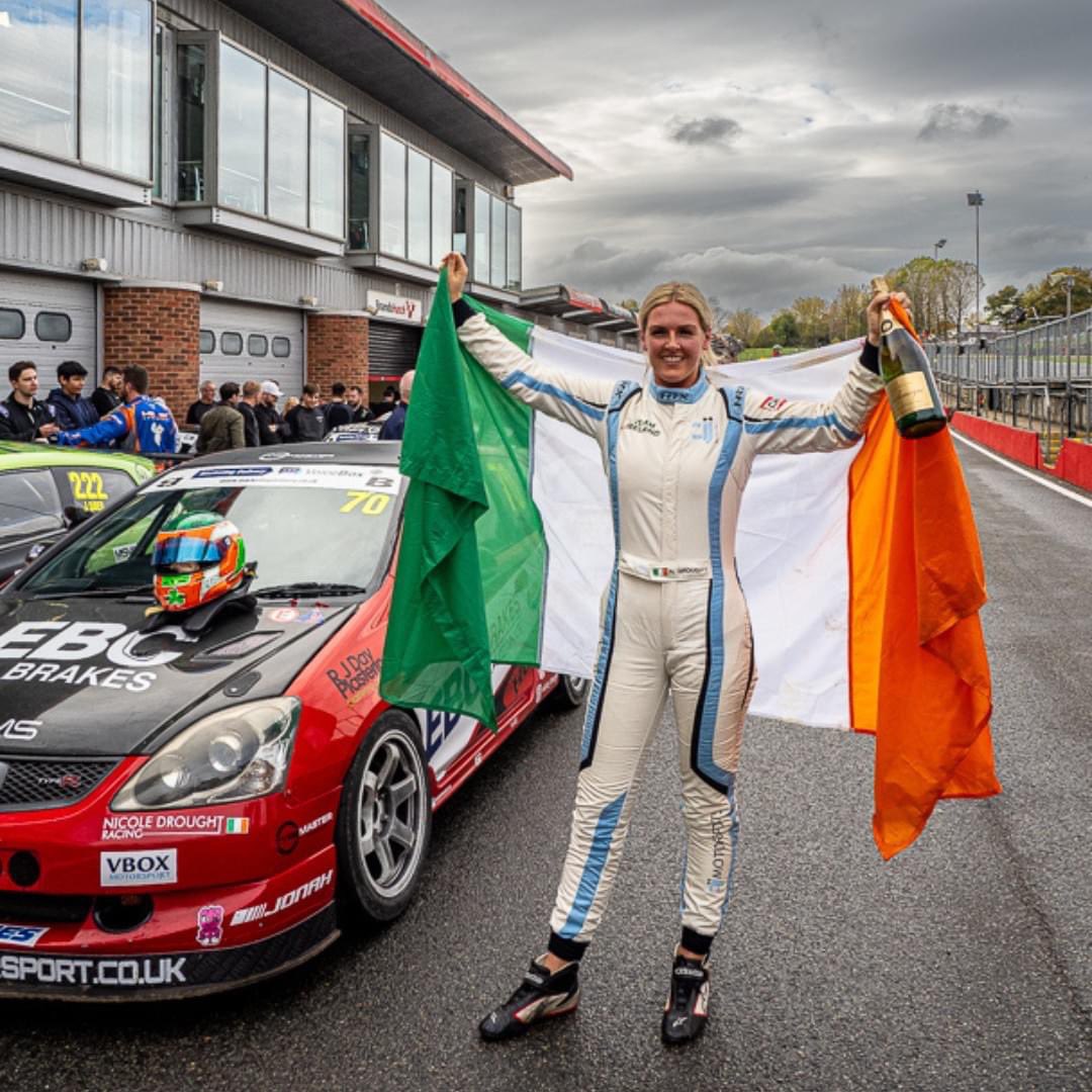 <a href="/NicoleDrought/">Nicole Drought</a> crossed the line third at Brands Hatch on Saturday to assure herself of her first UK Championship.

More: motorsportireland.com/Public/Public/…
