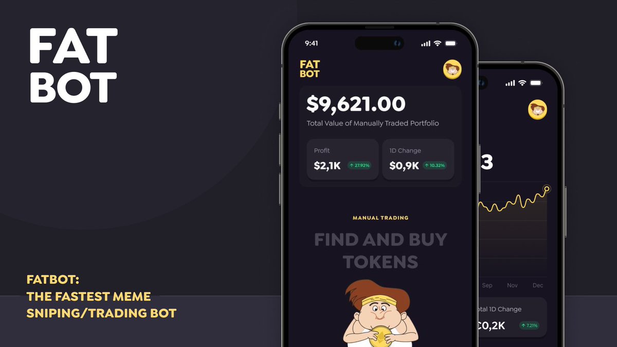 Automated Sniping Beats Manual Trading ✅

With #FatBot, buying #MEME tokens early means you’re always ahead. Auto-sniping ensures you’re in the best position to profit, outperforming manual #trading every time. Hold $FATTY and stay ahead 📈📈

🔗 More info: