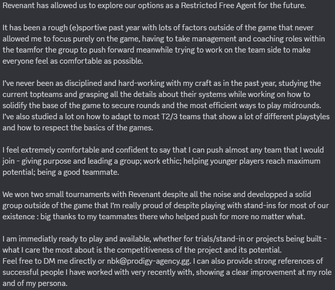 Restricted Free Agent and ready to play anytime.
Thanks for sharing 🫶