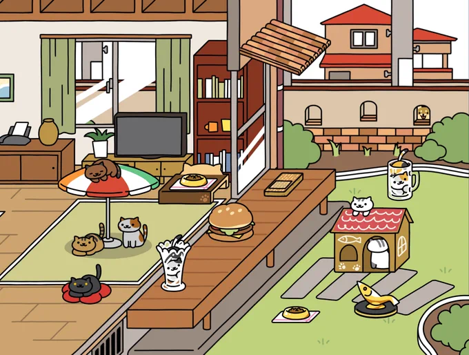 ねこあつめ2、無限に見ていたい
