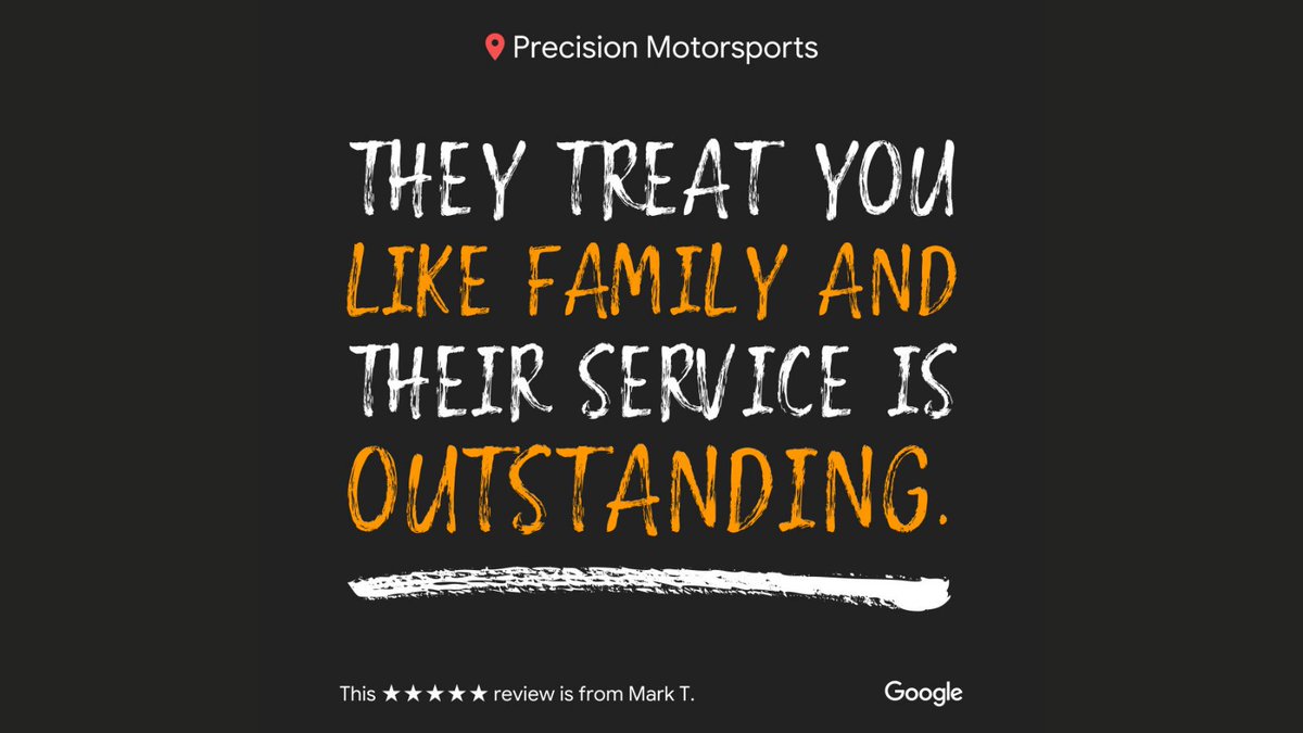 PrecisionMSport's tweet photo. We are proud to provide outstanding service each time you visit! 😊 https://t.co/Nh6qBh2zxP
