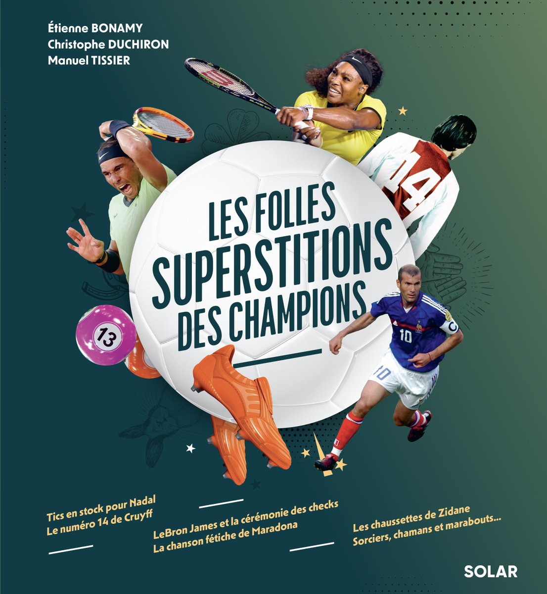 sports_rl's tweet photo. #livre @SOLAReditions @AuziasLaure @EBonamy @manutiss 
Les superstitions, les croyances ou les rites ont  toujours trouvé leur place dans le monde du #sport : notre conseil de #lecture du jour.
📚 En #librairie : Les folles superstitions des champions
➡️ https://t.co/ZCJ9x6dVgD https://t.co/q4a2PrVEfq
