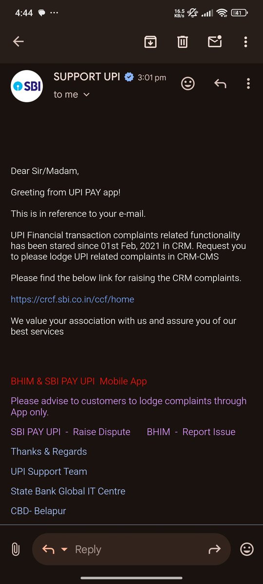 SaiKiran2k3's tweet photo. Money not yet unblocked until today. When trying to register a complaint it is asking for UTR number. How can we get the UTR number for autopay mandate which is done through phonepe app. Can anyone help me out. 
#SBI #sbin #sbi #waree #WareeEnergy #ipo #ipoallotment https://t.co/eqYNYLsuhX