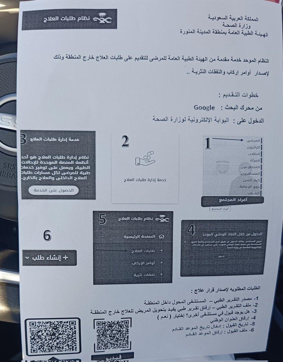 بعد تحول طلبات تجديد القرار الطبي واصدار القرار من موقع عنايتي الى البوابة الالكترونية لوزارة الصحة وحصول اشكاليات في الرفع
اليكم الطريقة الصحيحة بصورة واحدة 
1- الدخول على البوابة الالكترونية لوزارة الصحة
- اي خطا لابد من ادخال طلب جديد مع التركيز بفقرة تاريخ القبول وملف القبول