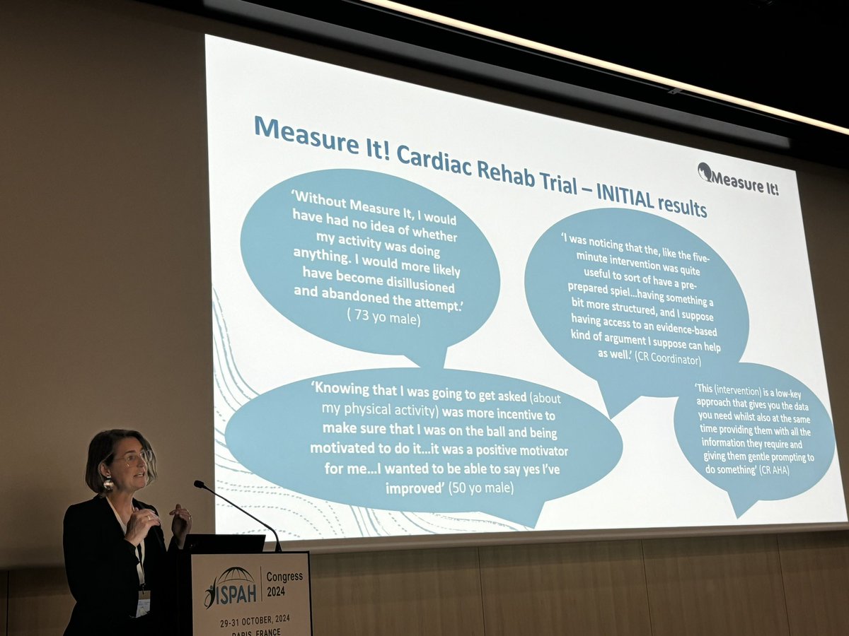 CathieSherr's tweet photo. @Leanne_Hassett Prof @NicoleFreene outlining the Measure It study a brief intervention for health services based on measurement. Being tested in a hybrid trial within cardiac rehabilitation, used and evaluated in Qld mental health services. https://t.co/gUk0tQGTfB