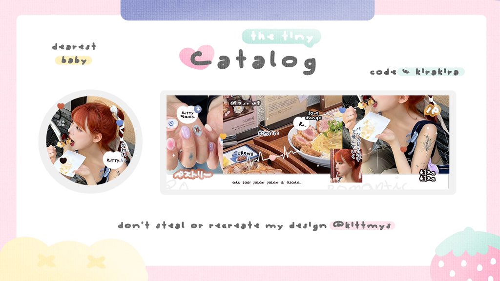 kittmys's tweet image. help rt ia mentemen makaci &amp;lt;3 

kenalan yuk? aku punya katalog baru hihi namanya "KIRAKIRA" ini hasil template "romantis" nya ketobins yang kemarin aku rombak sedikit 🥣🐈 aku juga lagi cari kinci buat single &amp;amp; couple nih bisa drop foto + nick ia ^______^

#zonauang
