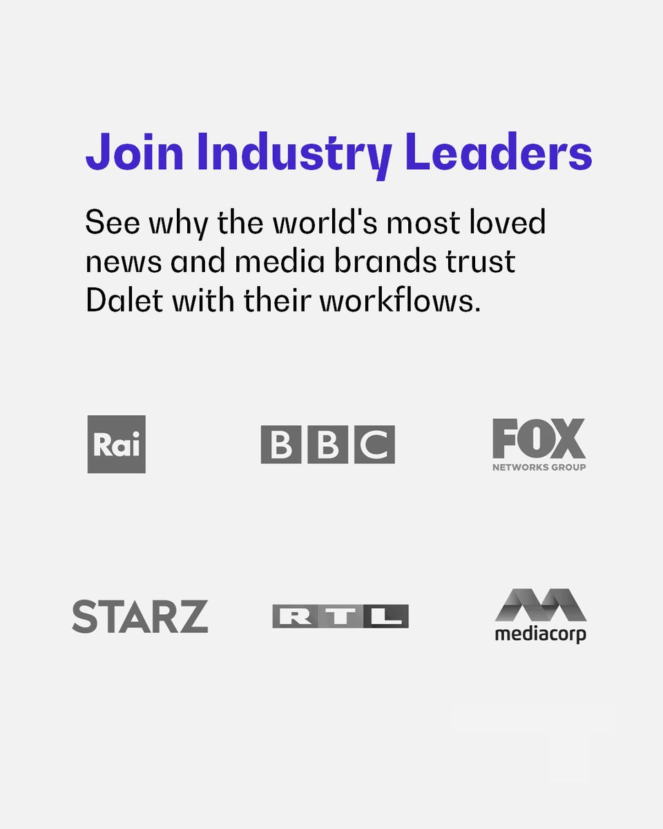 Our expanded Competitive Upgrade Program offers a practical, supported path to more agile and collaborative story-centric news workflows, empowering your team and increasing your operational ROI. 📈

Ready to step up? Learn more 👉 dalet.com/news/competiti…