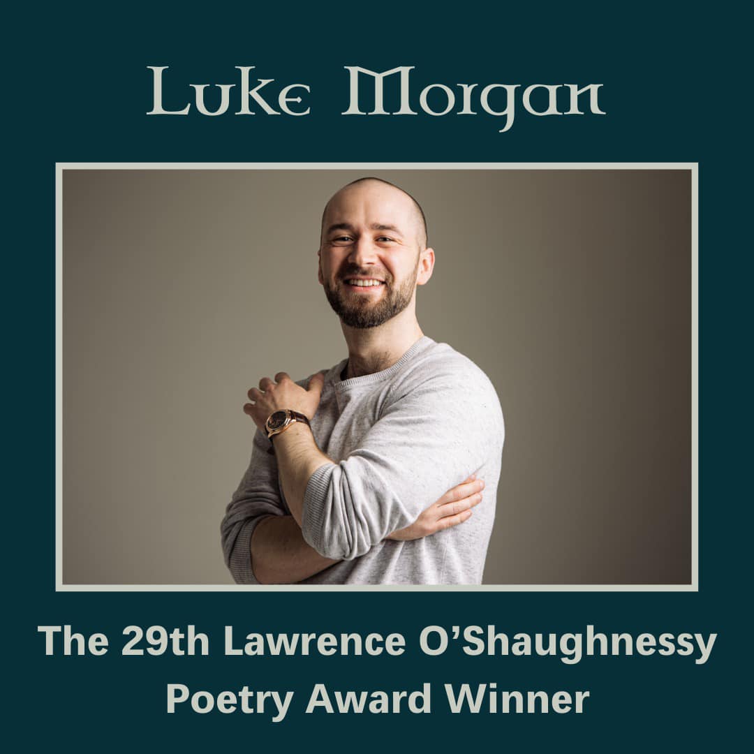 ArlenHouse's tweet photo. NEWS
Arlen House poet Luke Morgan is the 2025 winner of the Lawrence O'Shaughnessy Award, USA.

His new collection, "Blood Atlas", will publish in March 2025 following his acclaimed "Beast" (2022) &amp; "Honest Walls" (2016).

Thanks to David Gardiner &amp; the University of St. Thomas. https://t.co/y9LpgDzFNL