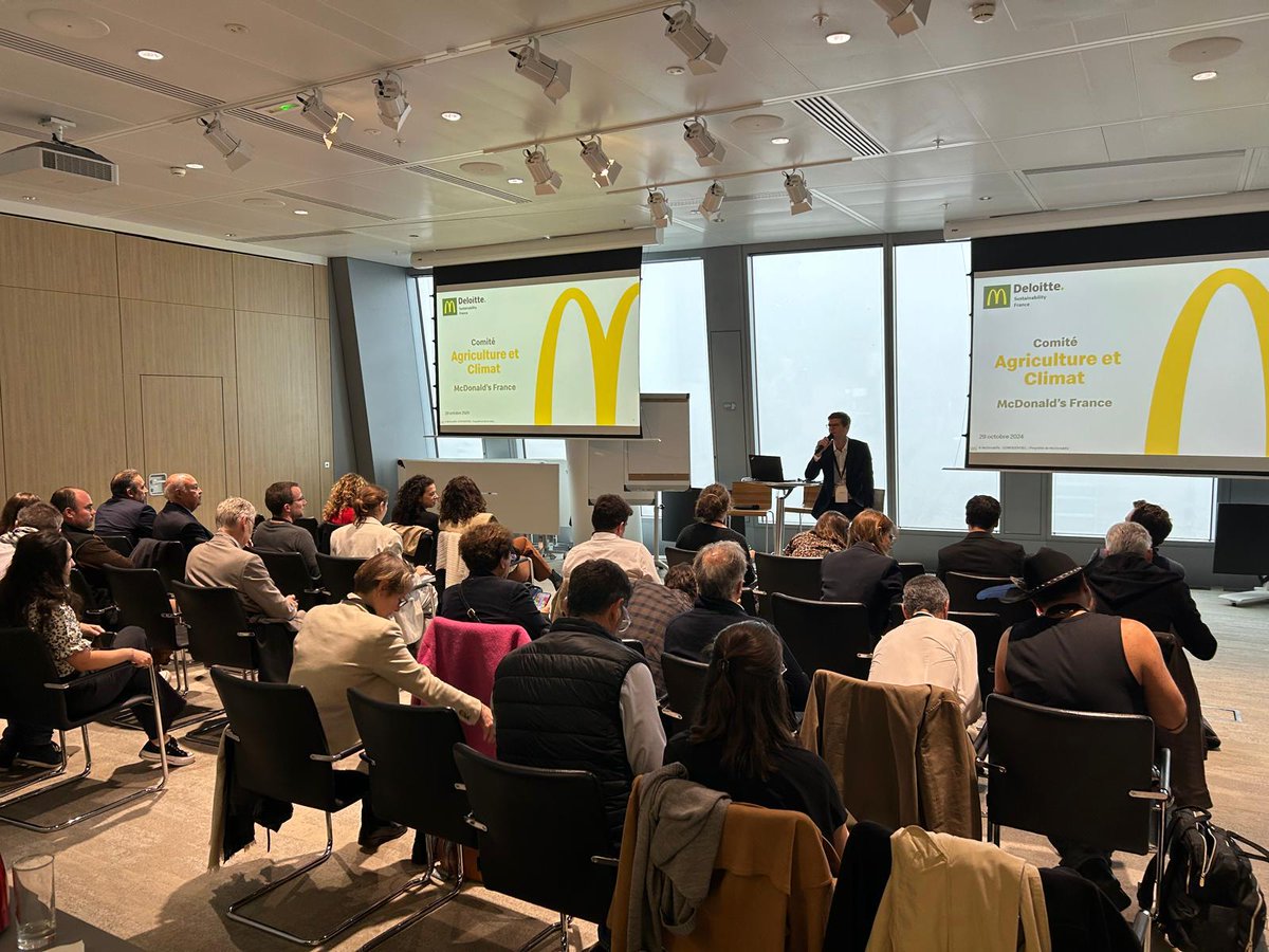 4ᵉ édition de notre comité “Agriculture &amp; Climat” 🙌🌍  

Des échanges riches qui nous permettent chaque année de co-construire des solutions face aux changements climatiques dans l'optique de les appliquer à grande échelle pour nos filières agricoles !