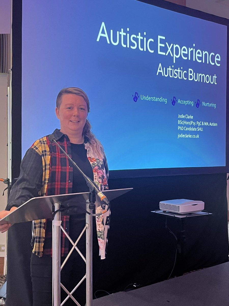 MedicaCPD's tweet photo. @JodieClarke73 welcome to #autismconf24. We are looking forward to learning more about Autistic  Burnout https://t.co/idJncQdBJC