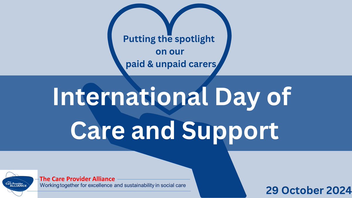 Today is #InternationalDayOfCareAndSupport.
Let's value care.
With 1.7 million filled posts &amp; a further 131,000 vacancies, #socialcare is the biggest employer in the health &amp; care sector.
Plus, <a href="/CarersUK/">Carers UK</a> research estimates the number of unpaid #carers could be 10.6 million.